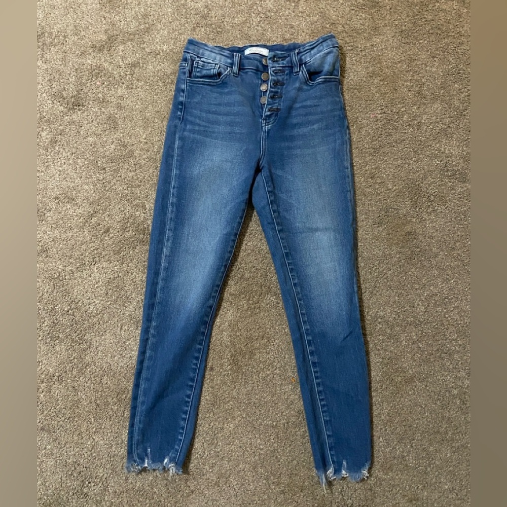 Kancan ultra high rise ankle skinny jeans size 27
